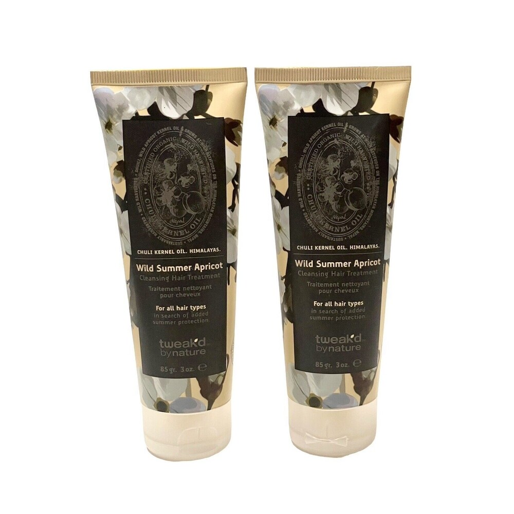 SALE! 2 Tweak’d By Nature Wild Summer Apricot Cleansing Hair Treatment SEALED